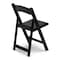Atlas Commercial Products TitanPRO Black Resin Folding Chair RFC6BK - alternate 6